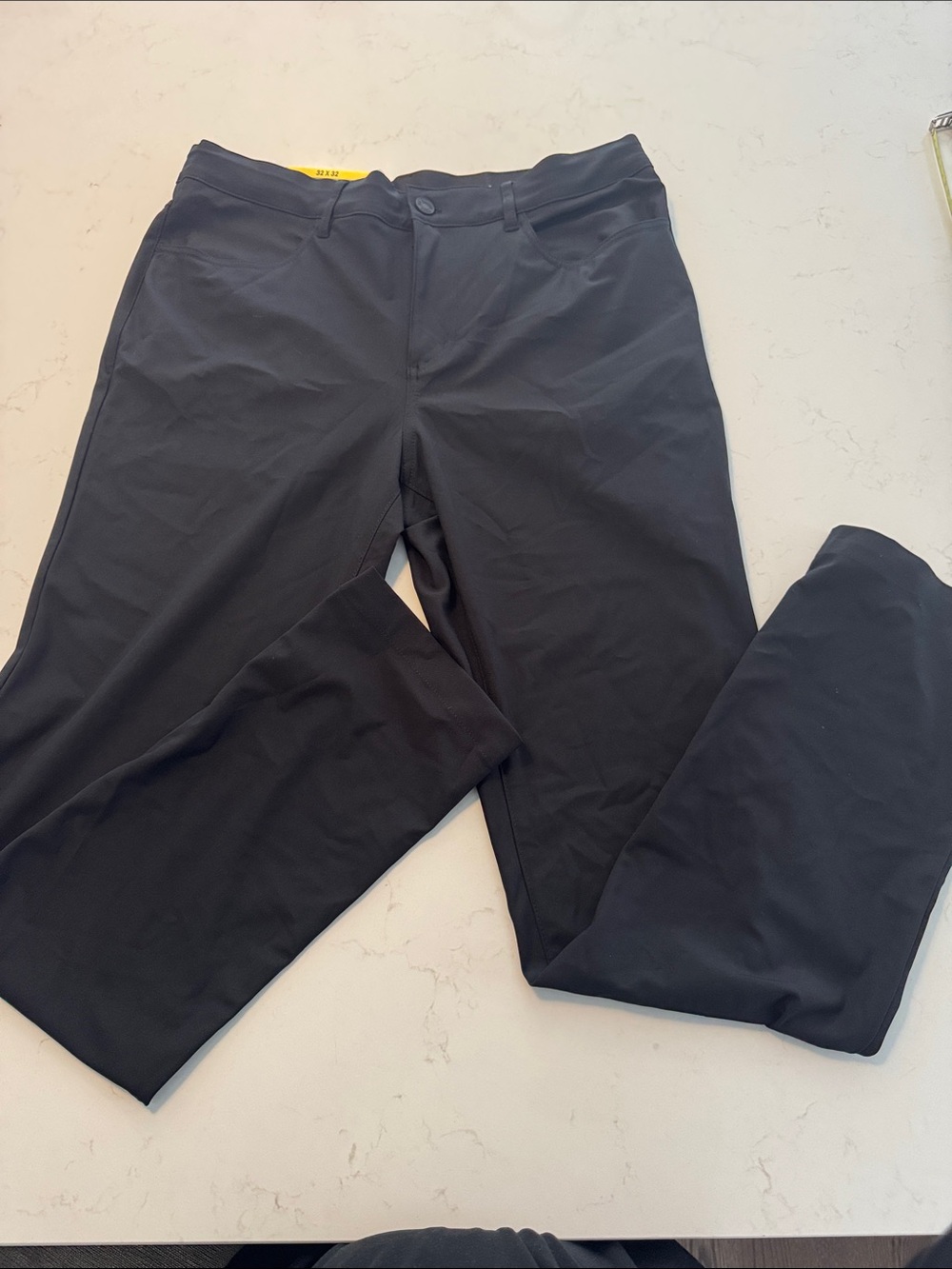 Ben Sherman Men's 32x32 Black Golf Performance Pants - Stretch Comfort NWT